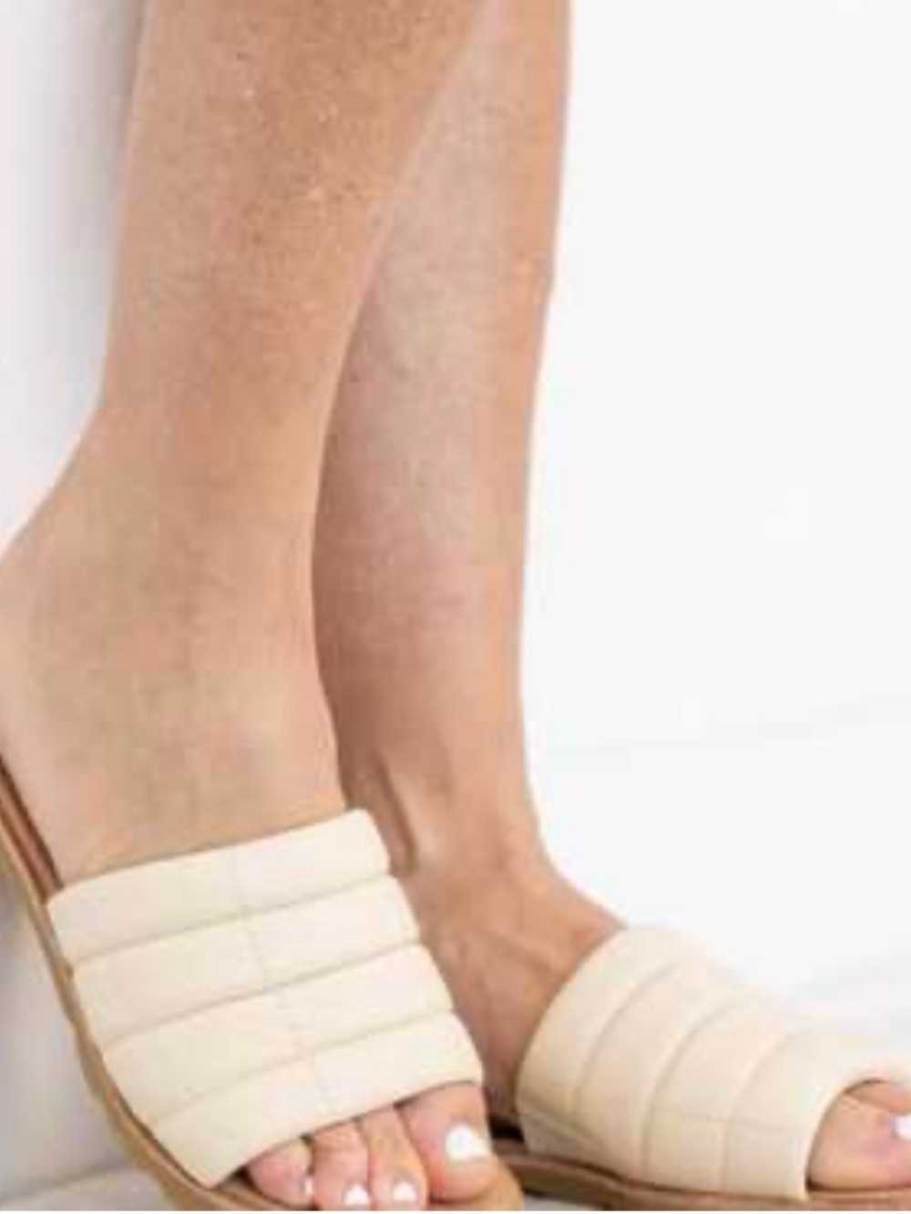 Sorel Women’s Ella III Slide - Honey White Sandals Size 7